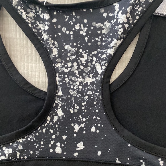 🔥NWT🔥 Prince Black Lunar Splatter Tennis Racer Tank - Picture 5 of 6